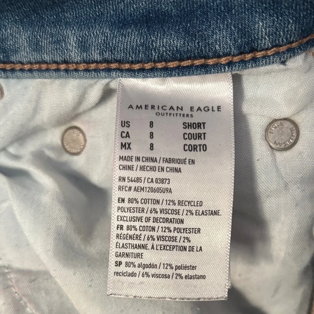 American Eagle Outfitters Women's Light Blue Flare Jeans - Picture 3 of 5